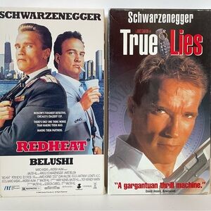 Schwarzenegger Movie VHS Set